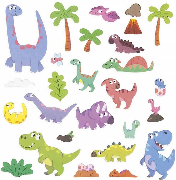 Фото - Настільна гра (3-4 роки) Janod Динозаври 30 ел. (J05450)