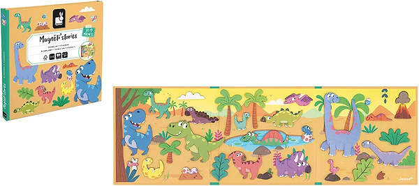 Фото - Настільна гра (3-4 роки) Janod Динозаври 30 ел. (J05450)