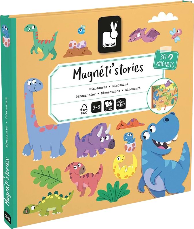 Настільна гра (3-4 роки) Janod Динозаври 30 ел. (J05450)