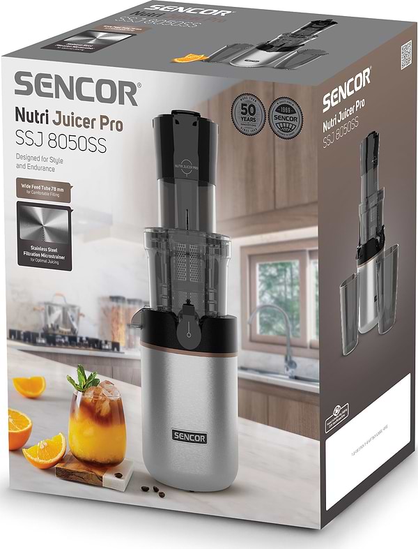 Фото - Соковитискач відцентровий Sencor SSJ8050SS
