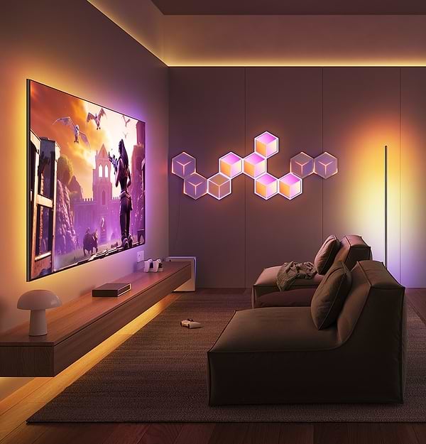 Фото - Светодиодный светильник Govee H106A Glide Hexagon Light Panels Ultra expansion pack (H106A007-OF-EU)