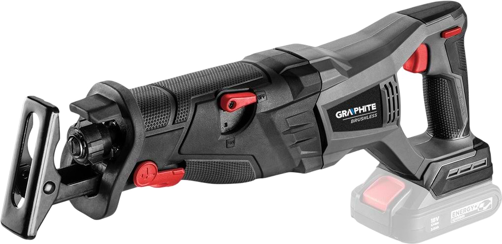 Пила шабельна GRAPHITE Energy+ без АКБ та ЗП (58G096)