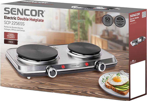 Фото - Плита електрична настільна Sencor SCP2256SS