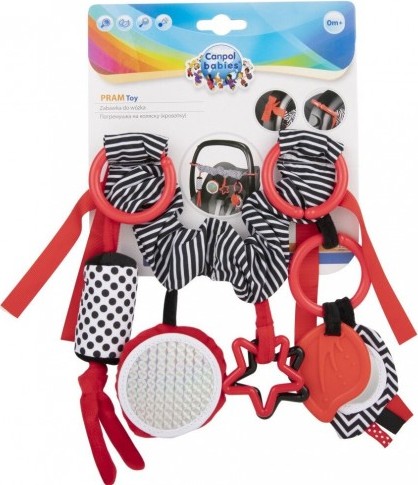 Фото - Дуга-розтяжка Canpol babies Sensory Toys (68/071_red)