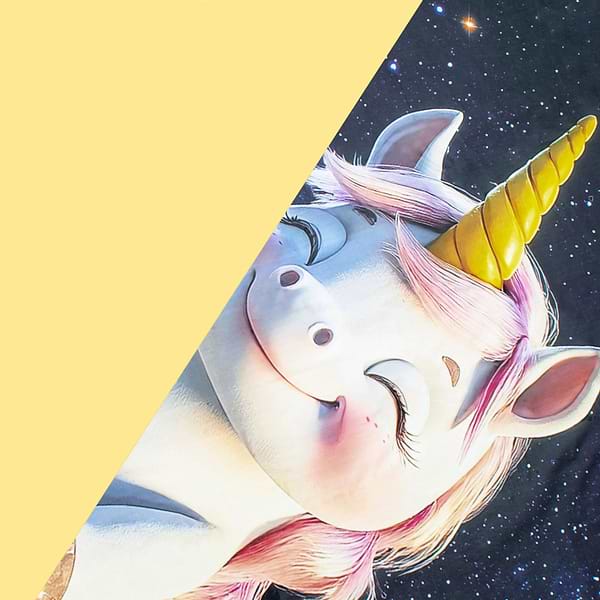 Фото - Комплект постільної білизни дитячий Home Line поплін Одноріг на Місяці 112х147 см нав. 40х60 (193167)