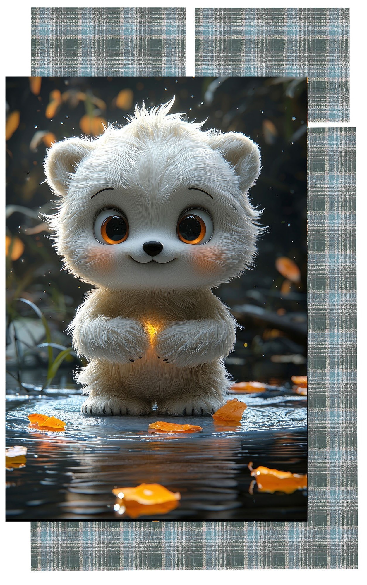 Комплект постельного белья детский Home Line поплин Белый Медвежонок 112х147 см нав. 40х60 (193160)