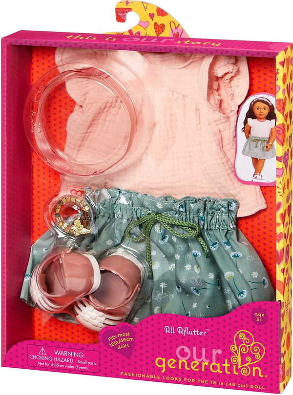 Фото - Одежда и аксессуары для куклы Our Generation с юбкой для прогулки (BD30496Z)