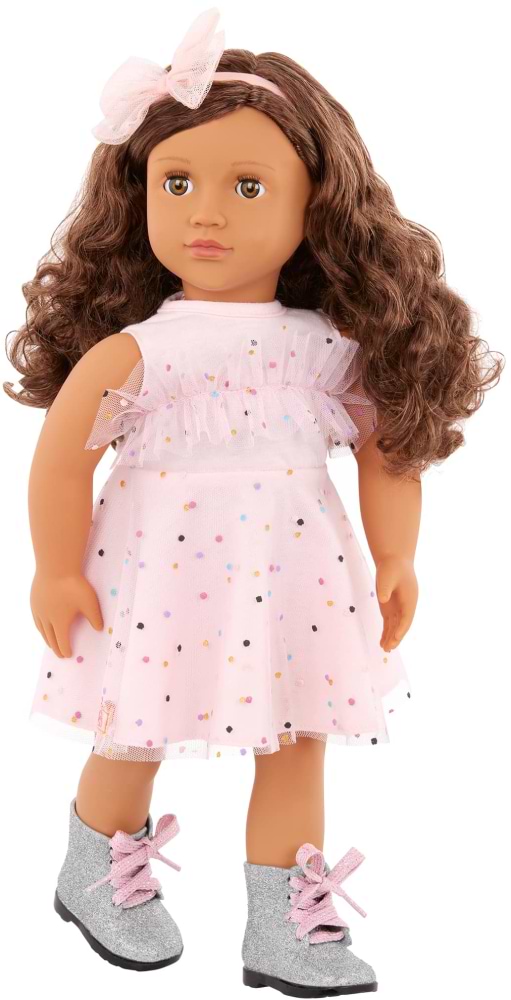 Фото - Одяг та аксесуари для ляльки Our Generation Сукня з чоботами (BD30535Z)