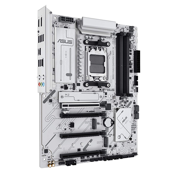 Фото - Материнська плата Asus B850 MAX GAMING WIFI White 4xDDR5