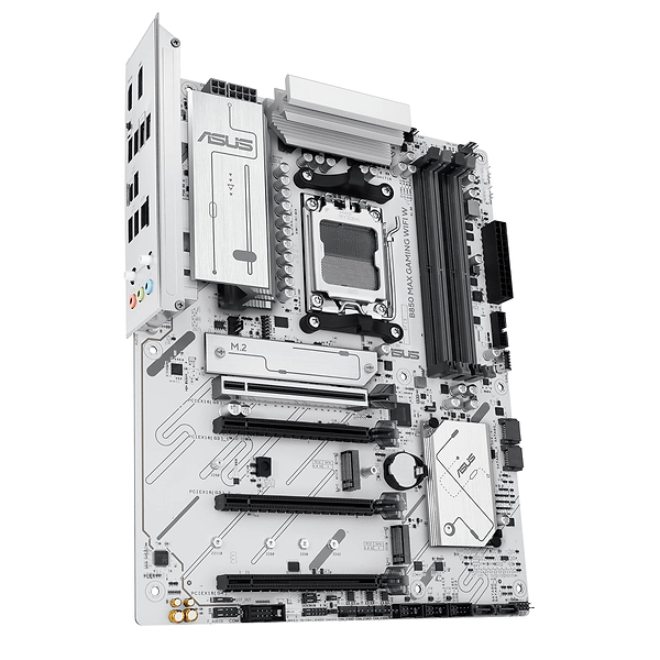 Фото - Материнська плата Asus B850 MAX GAMING WIFI White 4xDDR5