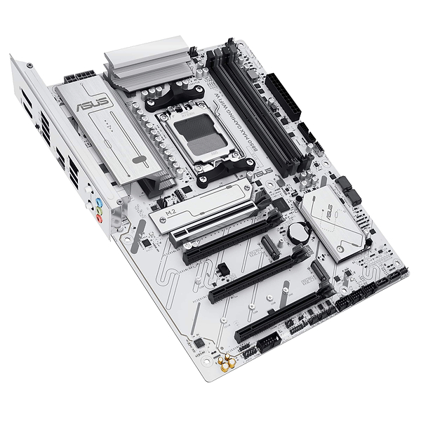 Фото - Материнська плата Asus B850 MAX GAMING WIFI White 4xDDR5