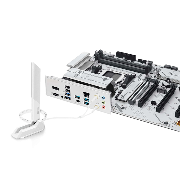 Фото - Материнська плата Asus B850 MAX GAMING WIFI White 4xDDR5