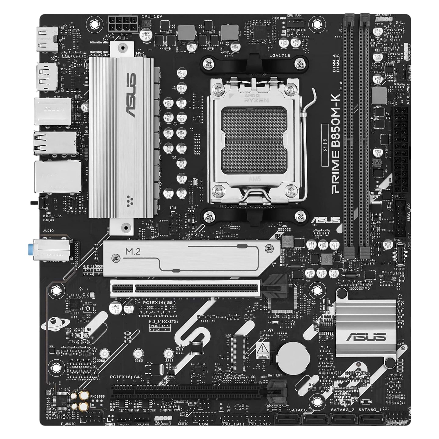 Материнська плата Asus PRIME B850M-K 4xDDR5