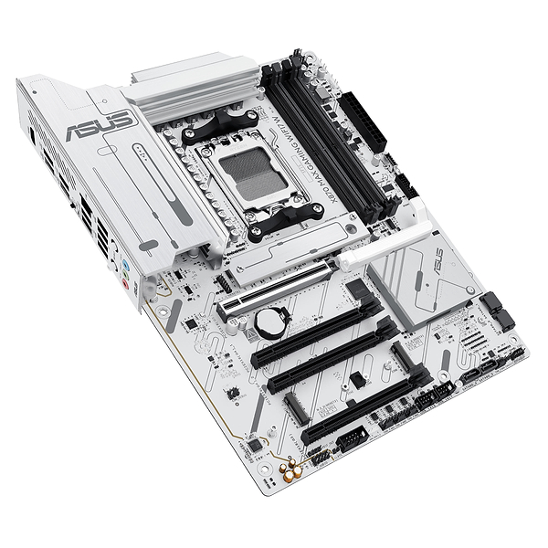 Фото - Материнська плата Asus X870 MAX GAMING WIFI7 White 4xDDR5