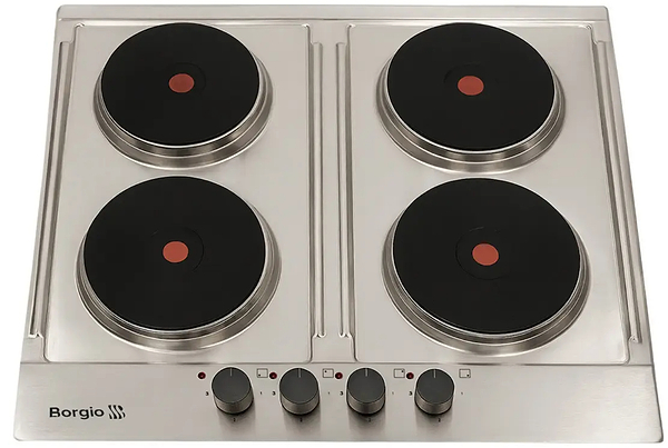 Фото - Варильна поверхня електрична Borgio 6850-04R Inox