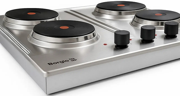 Фото - Варильна поверхня електрична Borgio 6850-04R Inox
