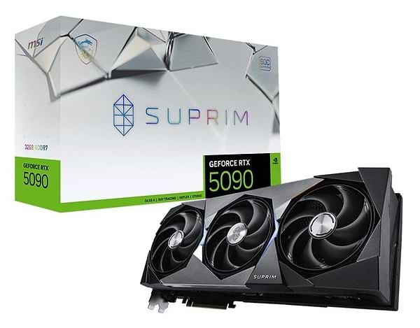 Фото - Видеокарта MSI RTX 5090 32GB GDDR7 SUPRIM SOC