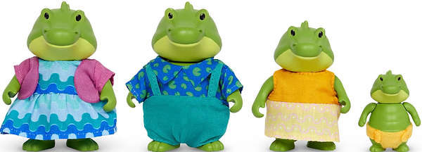 Фото - Колекційні фігурки набір Li'l Woodzeez Сім'я Крокодилів 4 шт. (WZ6796)