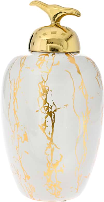 Ваза Al Decoration с крышкой 19x38 см (682-056)