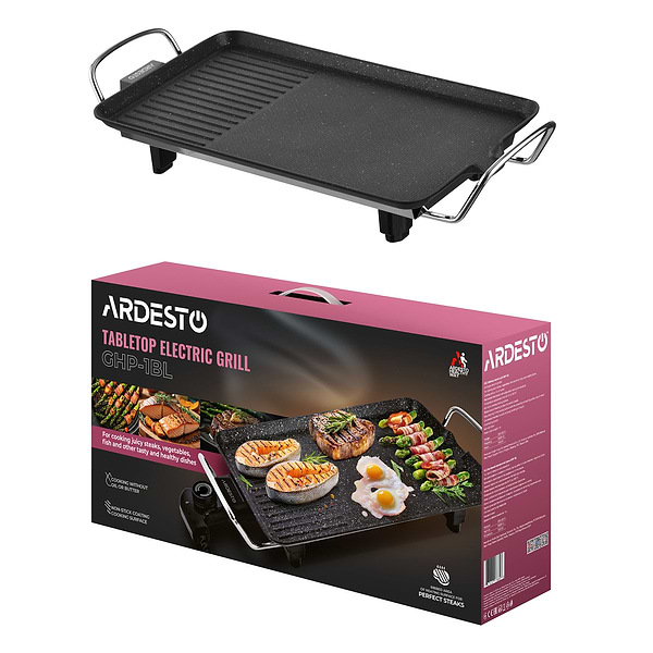 Фото - Гриль-барбекю електричний Ardesto GHP-1BL