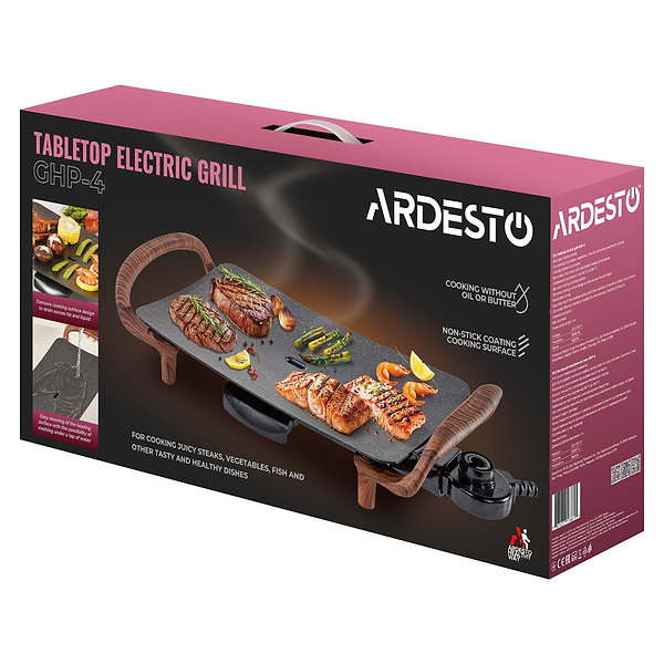 Фото - Гриль-барбекю электрический Ardesto GHP-4