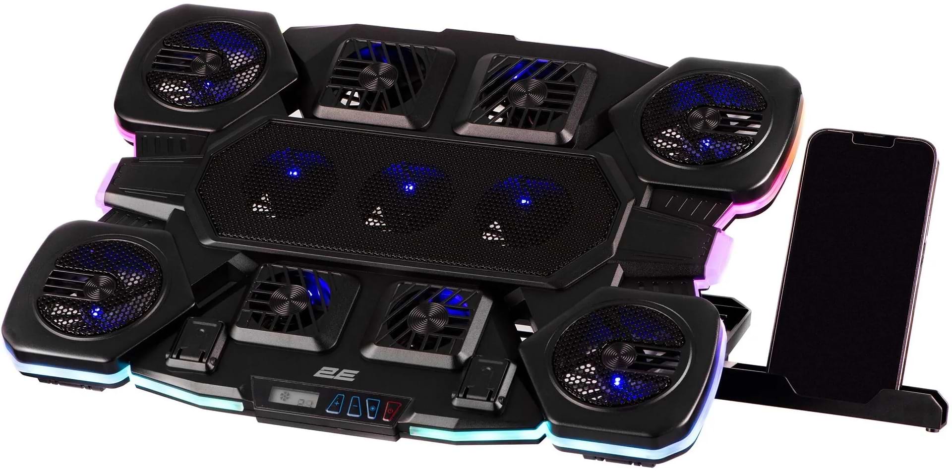 Подставка под ноутбук охлаждающая 2E Gaming CPG-011 Black - Фото 1