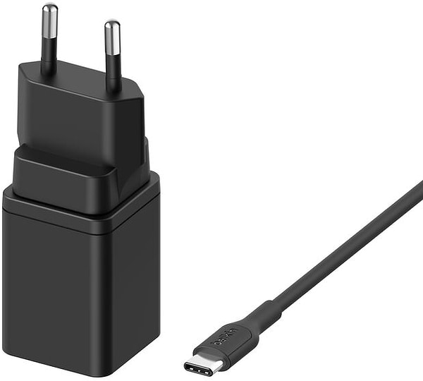 Фото - Бездротовий зарядний пристрій Belkin 3в1 Travel Pad Wireless Qi2 15Вт Black (WIZ024VFBK)
