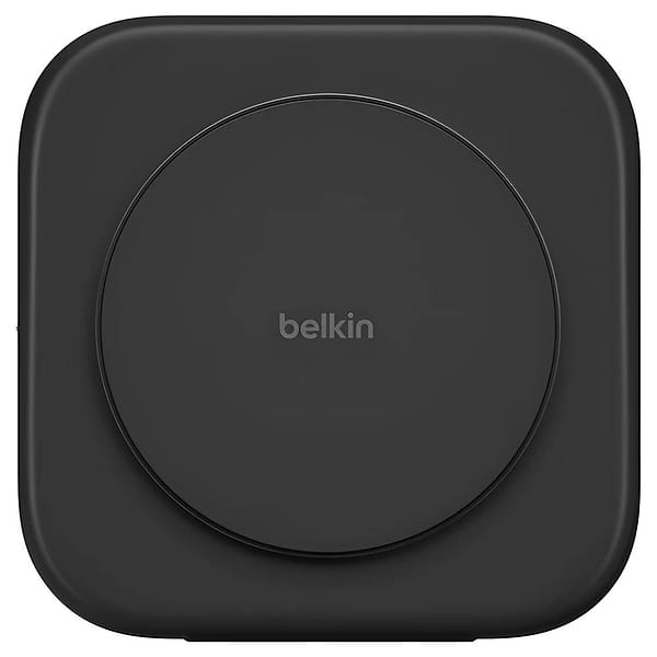 Фото - Бездротовий зарядний пристрій Belkin 3в1 Travel Pad Wireless Qi2 15Вт Black (WIZ024VFBK)