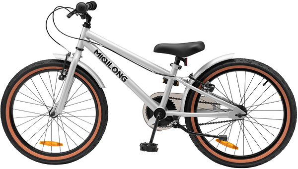 Фото - Двоколісний велосипед Miqilong  ST 20"
Silver (RBB-ST20-SILVER)