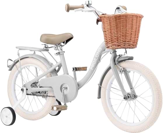 Двухколёсный велосипед Miqilong LS 16" White (RBB-LS16-PEARL) - Фото 1
