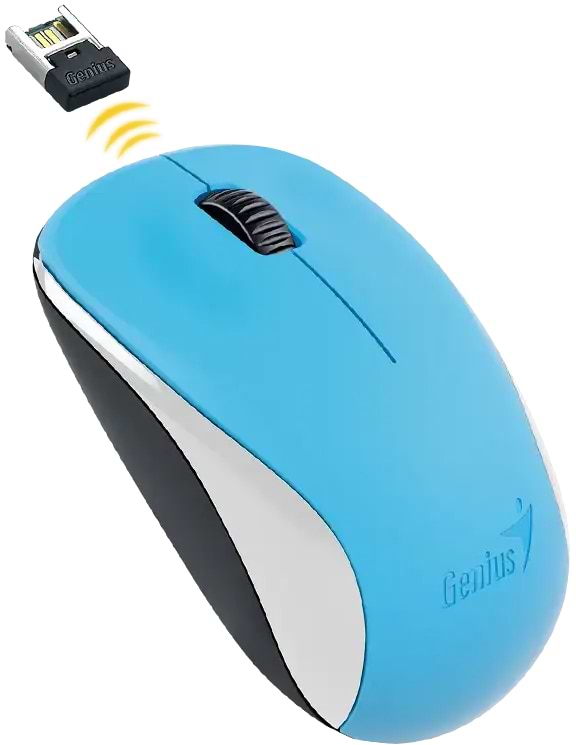 Фото - Мышь беспроводная Genius NX-7000, WL, синий (31030027402)