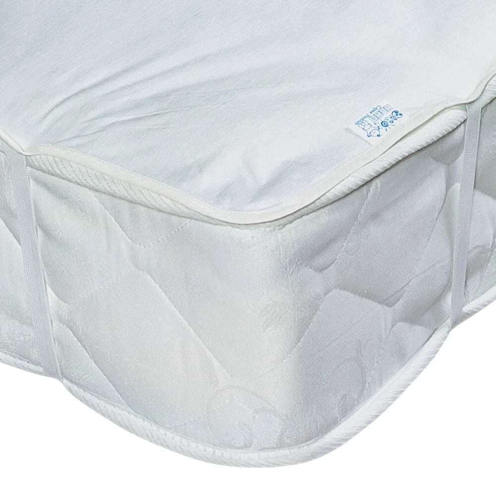 Наматрацник дитячий ЕКО ПУПС непромокальний Premium розмір 70х140 см Білий (ПНАМ70140б)