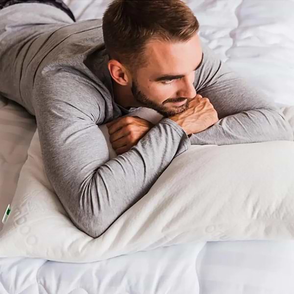 Фото - Подушка стандартна MirSon антиалергенна №742 Julia Ecosilk м'яка 70х70 см (2200001486805)