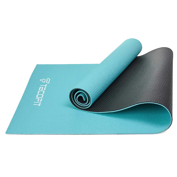 Фото - Коврик для йоги и фитнеса TECOFIT Dual Color PVC Mat 173х61х0.5 см (TOP17113491)