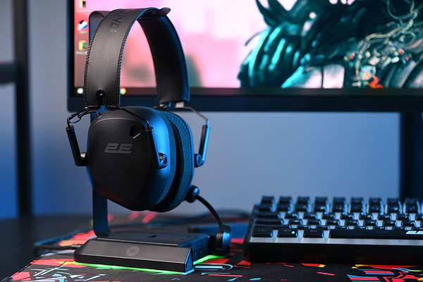 Фото - Гарнітура бездротова ігрова 2E GAMING HG365 BT/WL Black (2E-HG365BK-WL)