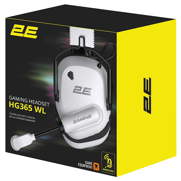 Фото - Гарнитура беспроводная игровая 2E GAMING HG365 BT/WL White (2E-HG365WT-WL)