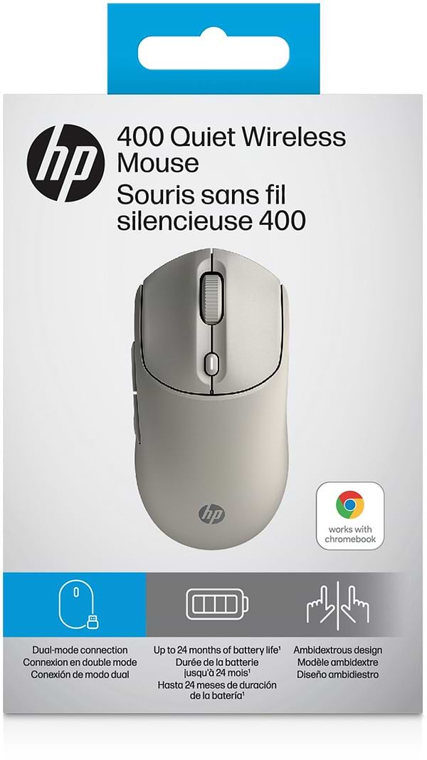 Фото - Мышь беспроводная HP 400 Quiet WL/BT maple (AZ7B6AA)