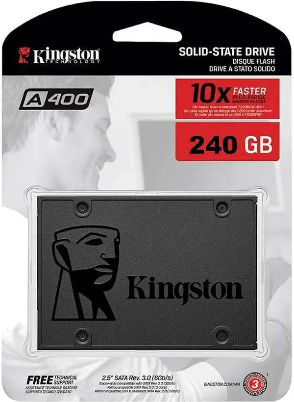 Фото - SSD-накопитель внутренний Kingston SSDNow A400 240GB 2.5" SATAIII TLC (SA400S37/240G)
