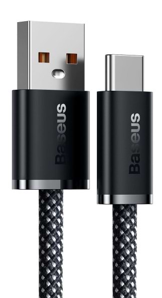 Фото - Кабель синхронізації даних Baseus USB 2.0 AM-Type-C M 2m (CALD000716)