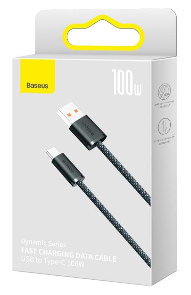 Фото - Кабель синхронізації даних Baseus USB 2.0 AM-Type-C M 2m (CALD000716)