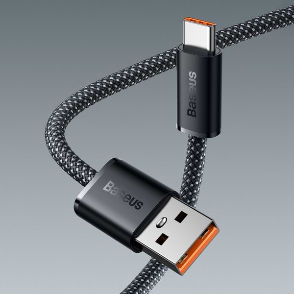 Фото - Кабель синхронізації даних Baseus USB 2.0 AM-Type-C M 2m (CALD000716)
