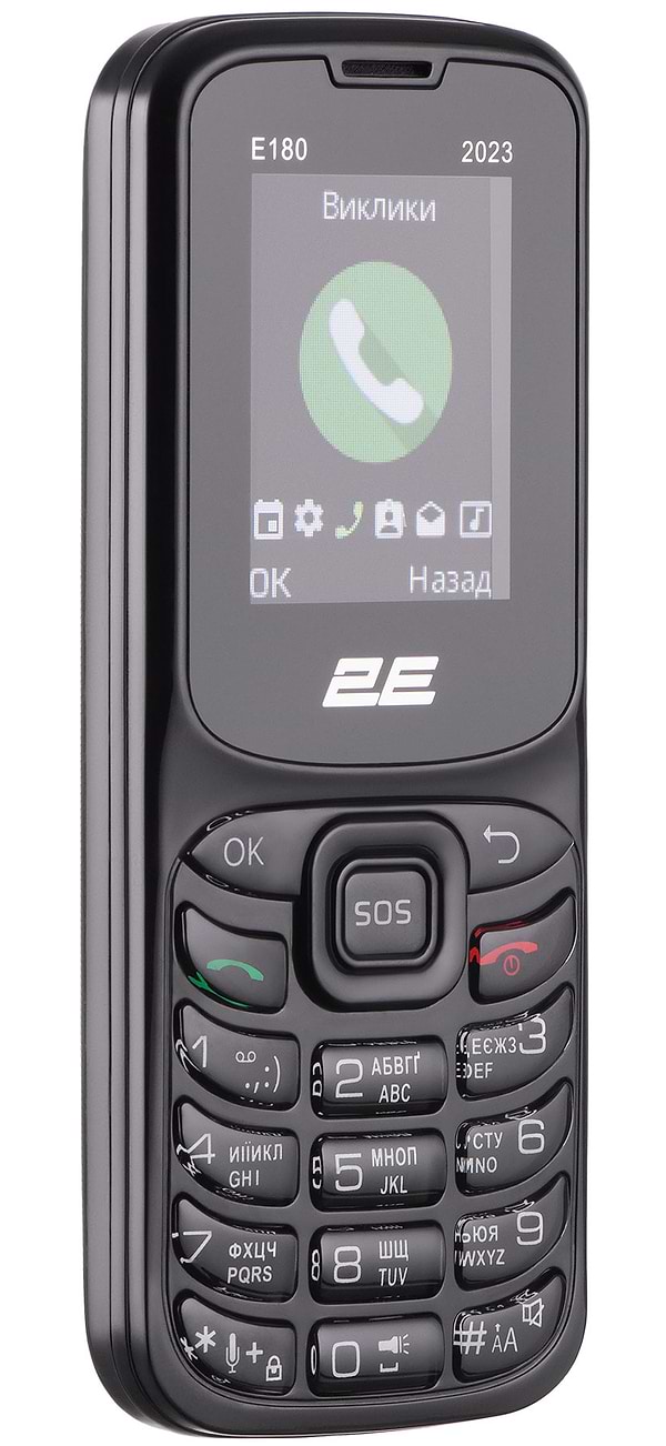 Фото - Мобильный телефон 2E E180 Dual Sim 2023 Black
