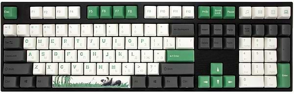 Фото - Клавіатура бездротова ігрова Varmilo APT108 Panda R2, C-TK Brown, WL/USB-A, White Led (A93A029D3A5A17A007)