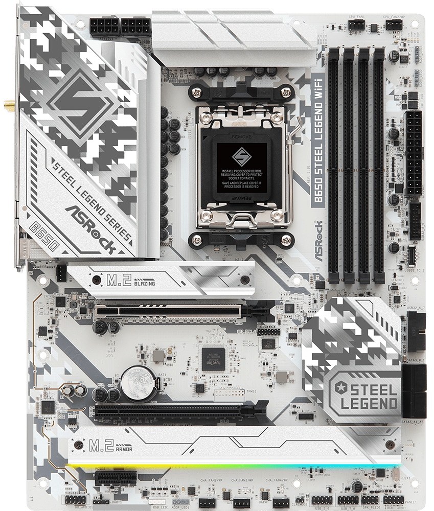 Материнська плата ASRock B650 Steel Legend WIFI DDR5 - Фото 1