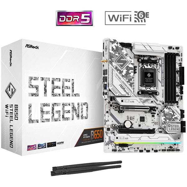 Фото - Материнська плата ASRock B650 Steel Legend WIFI DDR5