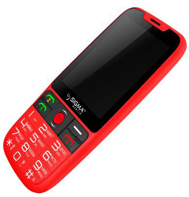 Фото - Мобильный телефон Sigma Comfort 50 Elegance 3 DS Red