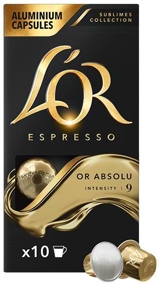 Фото - Кофе в капсулах L`OR Espresso Or Absolu 10 шт.