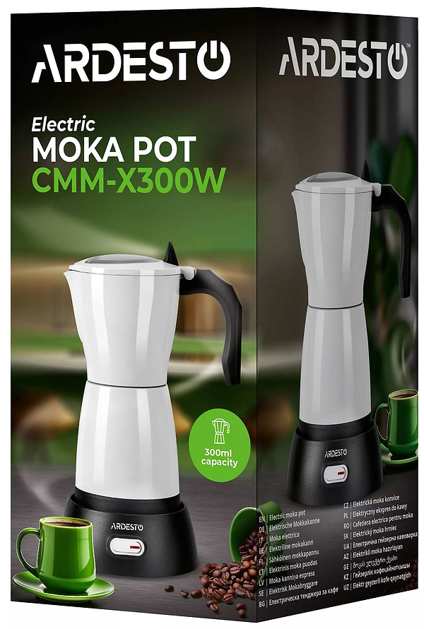 Фото - Уценка - Кофеварка гейзерная Ardesto CMM-X300W