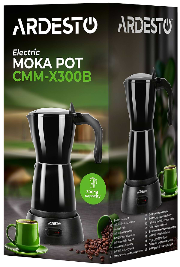 Фото - Кавоварка гейзерна Ardesto CMM-X300B