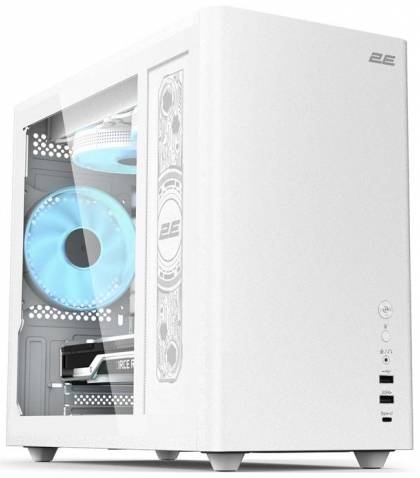 Корпус 2E Credo Plus V350WG без БЖ White (2E-V350WG)